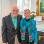 senior couple standing together for a photo