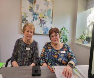 Susan Hoag and Linnie Weiland