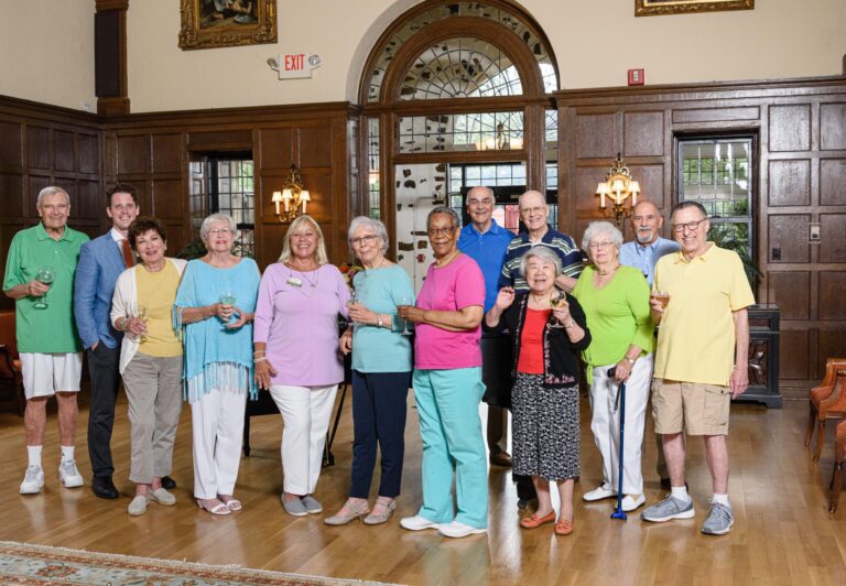 seniors posing for a photo