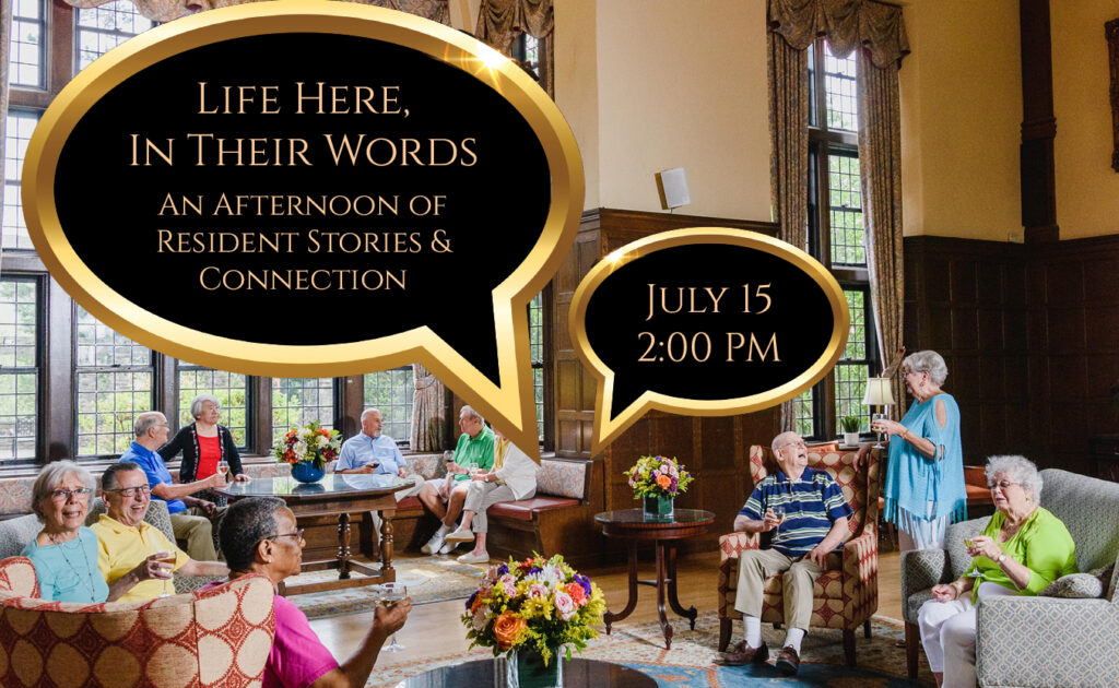 Resident Stories & Conversation