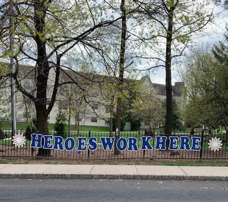 Winchester Gardens Heroes Work Here