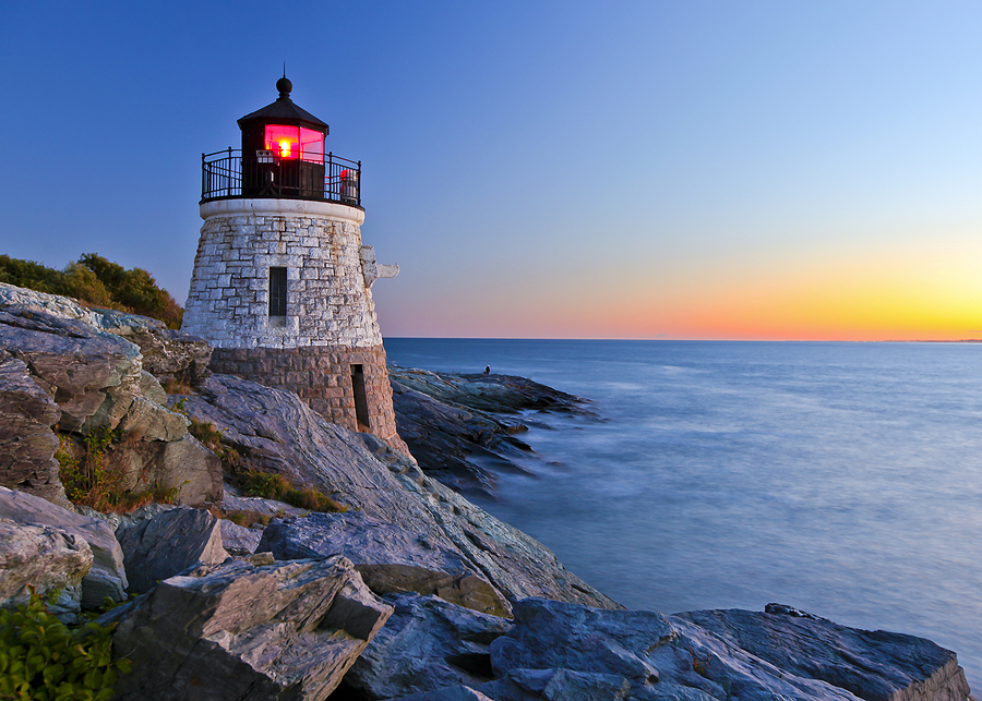 Image of a lighthouse on the water